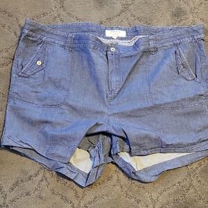 torrid Chambray Blue Casual Women's Shorts